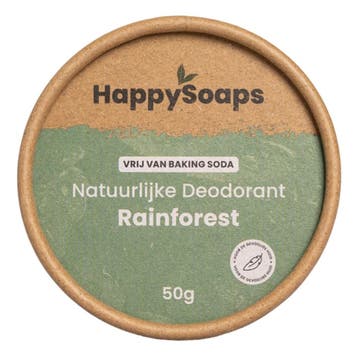 HappySoaps Natuurlijke Deodorant Gevoelige Huid Rainforest -, Ophalen of Verzenden, Nieuw, Overige typen