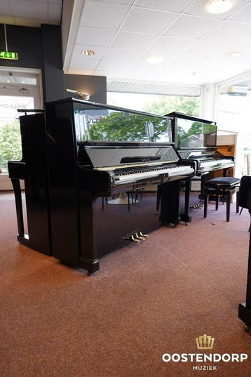 Actie -10% Yamaha U2 messing piano, Zo goed als nieuw, Zwart