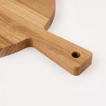 HOCHO Snijplank met Handvat – Eikenhout – 395x290x20 mm, Ophalen of Verzenden, Nieuw
