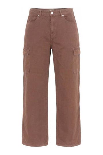 Dr Denim Broek in maat 38 Bruin, Kleding | Dames, Dr Denim, Verzenden, Zo goed als nieuw, Bruin