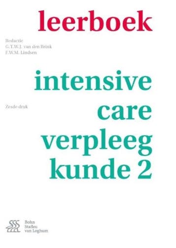 Leerboek intensive-care-verpleegkunde / 2 9789036814331, Verzenden, Zo goed als nieuw