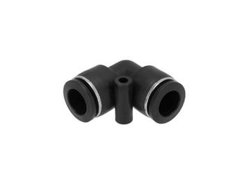 Haakse pneumatische insteekkoppeling - 6 bar - 12mm - Kunsts, Ophalen of Verzenden, Nieuw