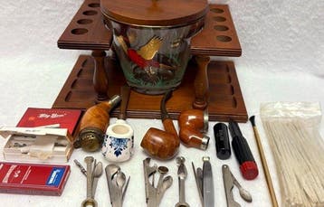 Luxe Vintage Pijprokersset met Chacom Beauchamp Pijp &, Verzamelen, Nieuw