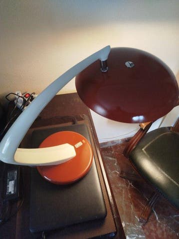 Fase - Bureaulamp - Boomerang 64 - Staal - Vintage 50 jaar