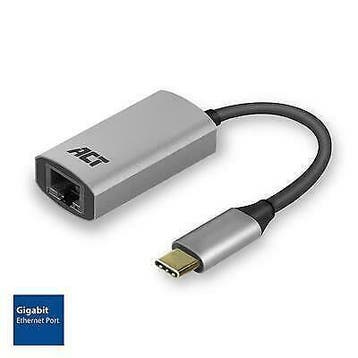 ACT | Docking | Adapter | USB-C | LAN | Space Gray, Computers en Software, Verzenden, Nieuw