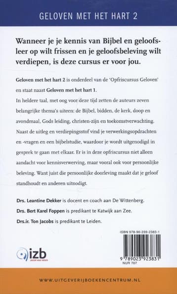 Geloven met het hart 2 9789023923831 E.K. Foppen, Verzenden, Gelezen, E.K. Foppen