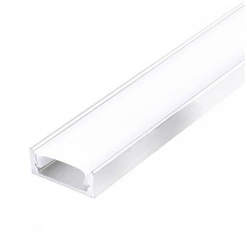 Kobi LED opbouwprofiel P01 wit 1 meter met opale afdekkap, Ophalen of Verzenden, Nieuw