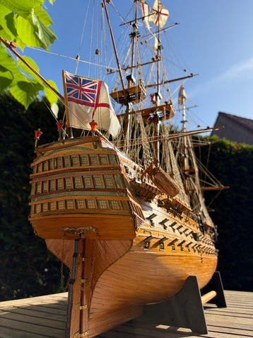 Modelschip - HMS Victory - 120 cm lang. - Uiterst, Nieuw