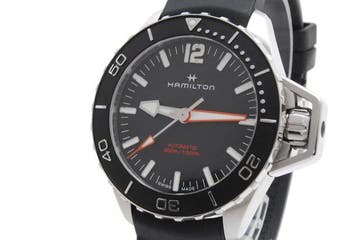 Hamilton - Khaki Navy Automatic Diver Black Dial - H778250 -, Nieuw
