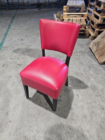 12x rode horecastoelen - 45x45x83 lxbxh (gebruikt), Zakelijke goederen, Ophalen of Verzenden, Nieuw in verpakking