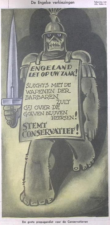 Spotprent over de Engelse verkiezingen (lijst optie), Verzenden