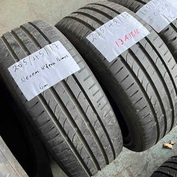 2 x Nexen 205-45-17 Zomerbanden 6mm, Gebruikt, 17 inch, Band(en), Personenwagen