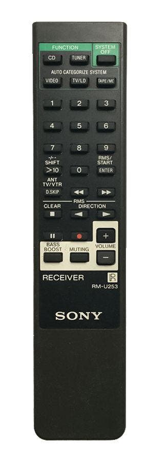 Sony RM-U253 Remote / Afstandsbediening, Verzenden, Zo goed als nieuw