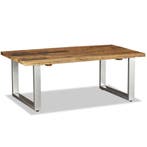 vidaXL Salontafel 100x60x38 cm massief gerecycled hout, 100 tot 150 cm, Verzenden, Nieuw, 50 tot 100 cm
