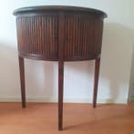 Kabinet - Hout, Eik - Vintage demi-lune kastje