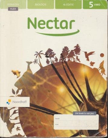 Nectar Biologie 4e editie Leerboek Flex 5 VWO, Verzenden, Nieuw