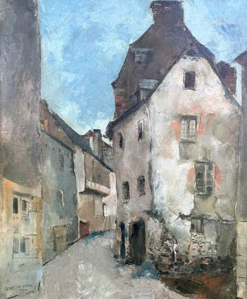 Germ De Jong (1886-1967) - A Dutch Village Scene