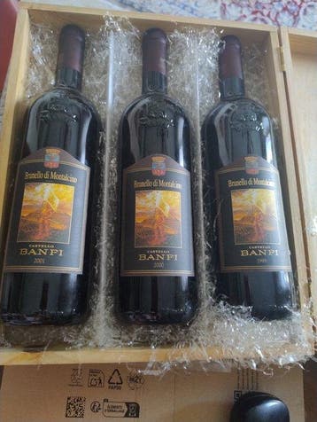 1999 , 2000 &b 2001 Banfi - Brunello di Montalcino - 3, Nieuw