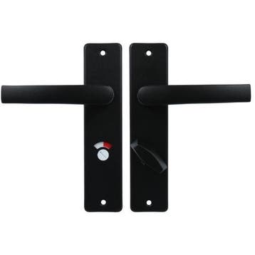 Ami Kortschild WC63/8 Met Deurklink Blok aluminium zwart, Doe-het-zelf en Verbouw, Deuren en Horren, Verzenden, Nieuw