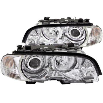 ANZO 2000-2003 BMW 3 Series E46 Projector Headlights w/ Halo, Ophalen of Verzenden, Nieuw