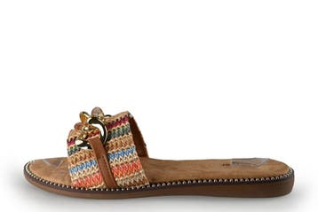 Graceland Slippers in maat 38 Cognac, Slippers, Overige kleuren, Verzenden, Zo goed als nieuw