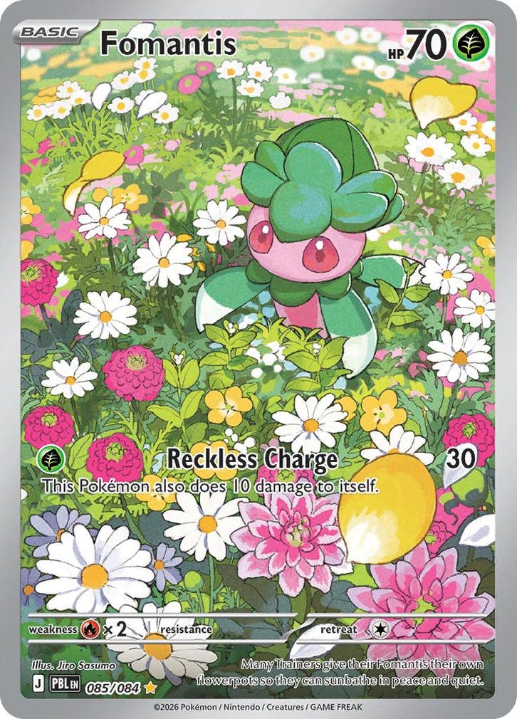Fomantis (PBL 085), Hobby en Vrije tijd, Verzamelkaartspellen | Pokémon, Nieuw, Ophalen of Verzenden