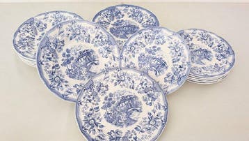 C.P. Faenza - Tafelservies (18) - English Style - Keramiek -