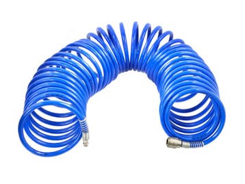 Pneumatische Slang 10 Meter - Luchtslang Rubber - Spiraalsla, Ophalen of Verzenden