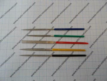 Naaldvijlen Set Mini 100mm Diamant - 5 stuks, Verzenden, Nieuw