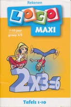 Maxi Loco Tafels 1-10 groep 4/5, Verzenden, Nieuw