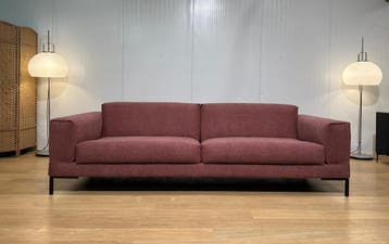 NIEUW GESTOFFEERD Design on Stock Aikon 3-Zits Roze, 75 tot 100 cm, Ophalen of Verzenden, Rechte bank, Design Bankstellen Design on Stock