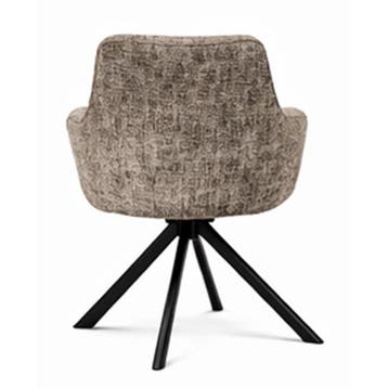 Eetkamersstoel Moreno Weave Taupe, Ophalen of Verzenden, Nieuw