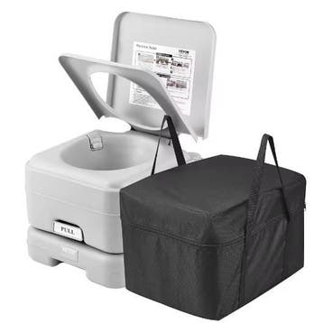 Draagbaar Camping Toilet Met Drukspoeling En Tank, Sieraden, Tassen en Uiterlijk, Tassen | Schoudertassen, Verzenden, Nieuw