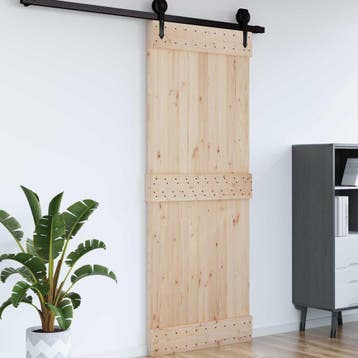 vidaXL Deur NARVIK 80 x 210 cm Massief Grenenhout, Verzenden, Nieuw