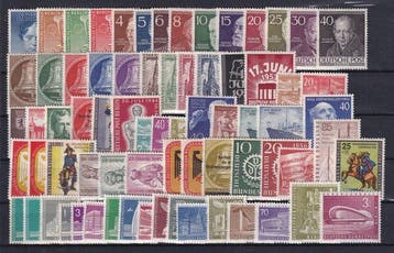 Berlijn 1952/1956 - Jaargangen. - Michel: 87/158, Gestempeld