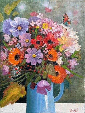Gulina Keneshbekova (XX-XXI) - Summer Symphony - Original, Antiek en Kunst