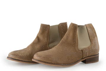 Remix Chelsea boots in maat 37 Beige, Beige, Overige typen, Zo goed als nieuw, Remix