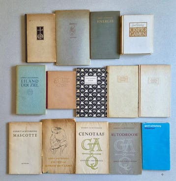 Gerrit Achterberg - Lot met 14 dichtbundels, waaronder 12