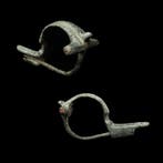 Oud-Romeins Brons Versierde kruisboogbroche/fibula (1x) -