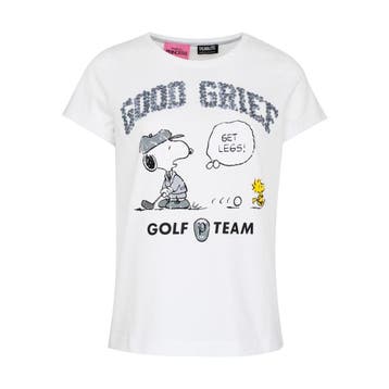 Frogbox • wit t-shirt Snoopy golf team • 36, Princess goes Hollywood, Verzenden, Wit, Nieuw