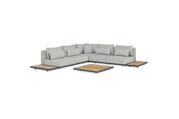 Suns Kota hoekbank soft grey SALE |, Ophalen of Verzenden, Nieuw