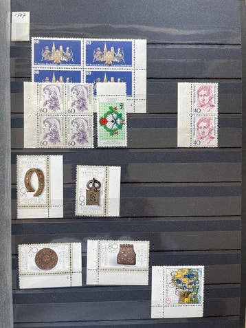 Duitsland 1987/2000 - Partij in 2 dikke Stockboeken, Gestempeld