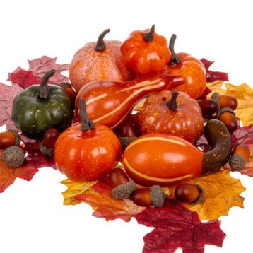 Ruhhy herfstdecoratie 50-delig – pompoenen, eikeltjes en.., Ophalen of Verzenden, Nieuw