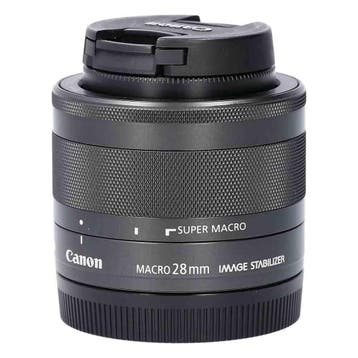 Canon EF-M 28mm f/3.5 Macro IS STM met garantie, Audio, Tv en Foto, Fotografie | Lenzen en Objectieven, Ophalen of Verzenden, Gebruikt