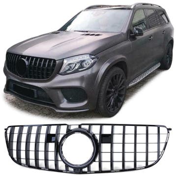 Grill Mercedes GLS X166 Facelift 15-19 Zwart, Ophalen of Verzenden, Nieuw