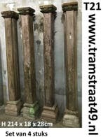 Pilaren en zuilen oud teak | Steunpilaar | Pilaar | Pilaster, Ophalen of Verzenden, Zo goed als nieuw