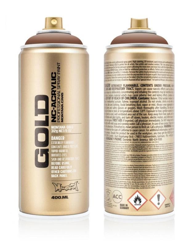Montana Gold G1450 Hot Chocolate 400 ml, Doe-het-zelf en Verbouw, Verf, Beits en Lak, Nieuw, Ophalen of Verzenden