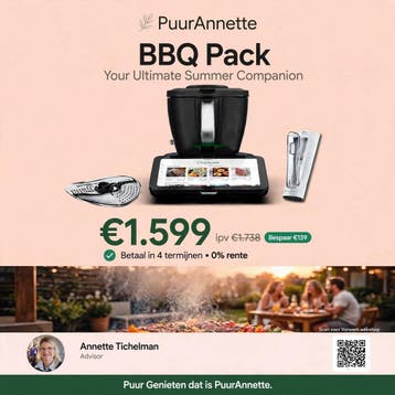 Vorwerk Keukenmachine Thermomix TM7 + BBQ pakket, Witgoed en Apparatuur, Verzenden, Nieuw, 3 snelheden of meer, 2 tot 3 liter