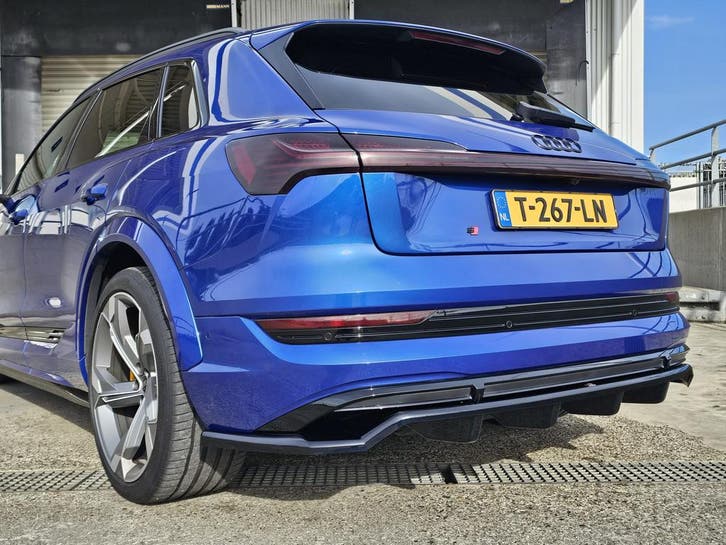 Diffusor Audi e-Tron S-Line Glans Zwart – Maxton Design, Auto-onderdelen, Carrosserie en Plaatwerk, Ophalen of Verzenden