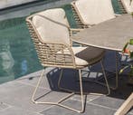 Fabrice tuinstoel latte 4 Seasons Outdoor set van 6, Ophalen of Verzenden, Nieuw
